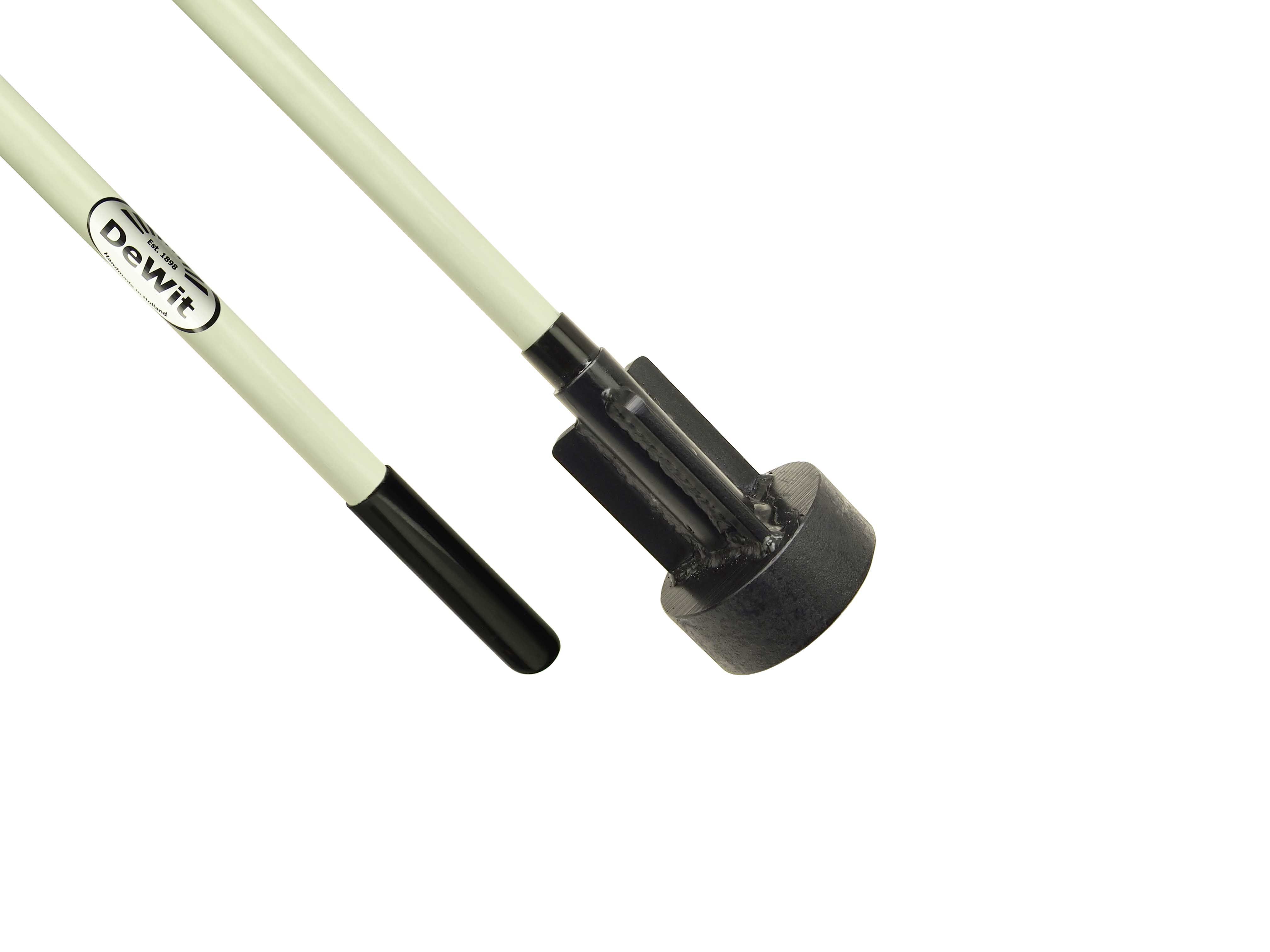 Paving rammer 160cm with round head and fiberglass handle